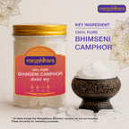 Mangaldhara Pack of 3 – 750g (3×250g) | 100% Pure Bhimseni Camphor | Premium Natural Kapoor